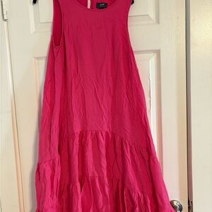 Maeve by Anthropologie Hot Pink Maxi Dress